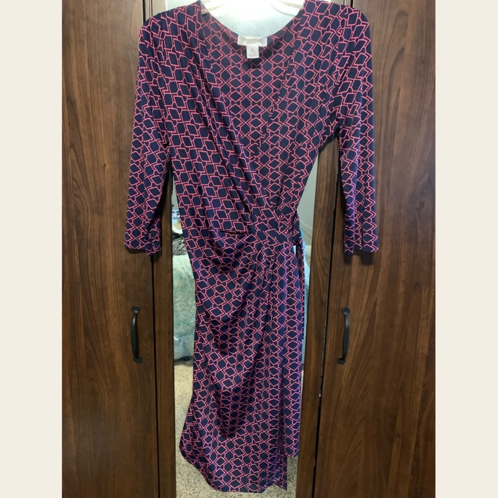 Motherhood Maternity Wrap Dress